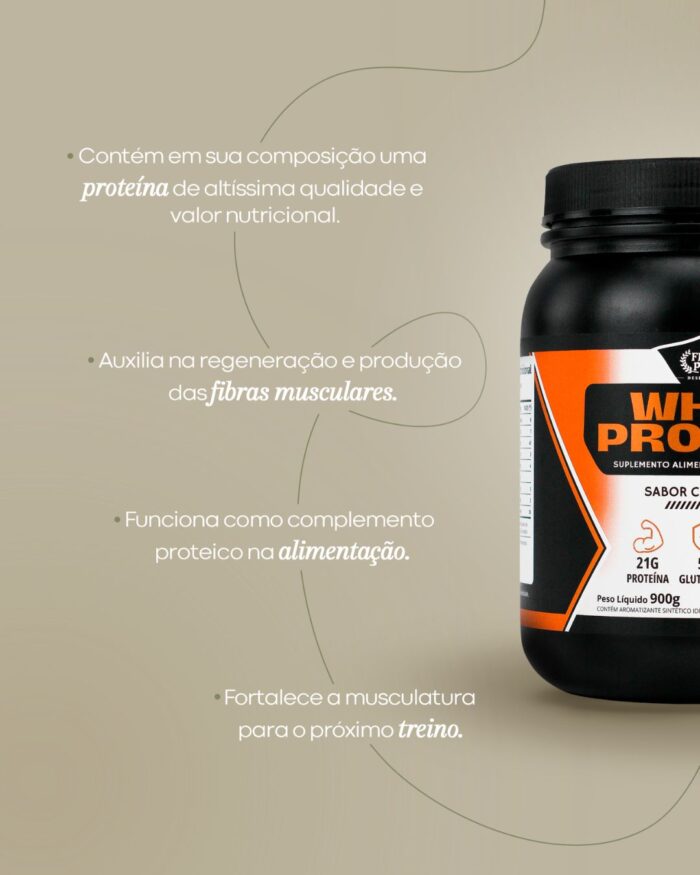 WHEY PROTEIN 900G-SABOR CHOCOLATE | FLORA PURA - Imagem 2