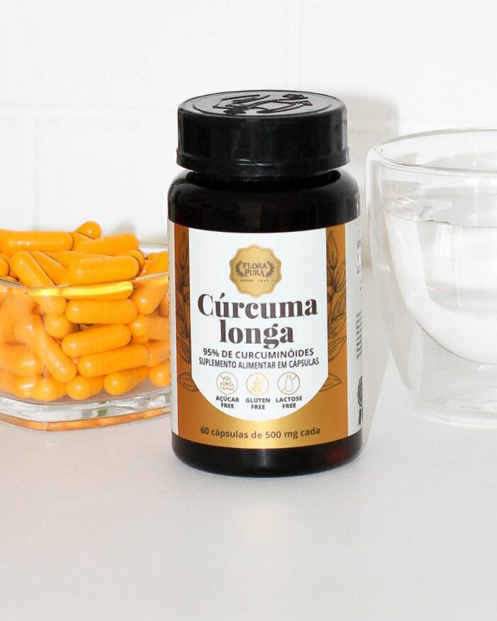 CURCUMA LONGA- 60CAPS- 500MG | FLORA PURA