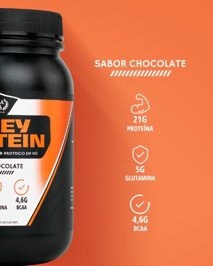 WHEY PROTEIN 900G-SABOR CHOCOLATE | FLORA PURA - Imagem 3