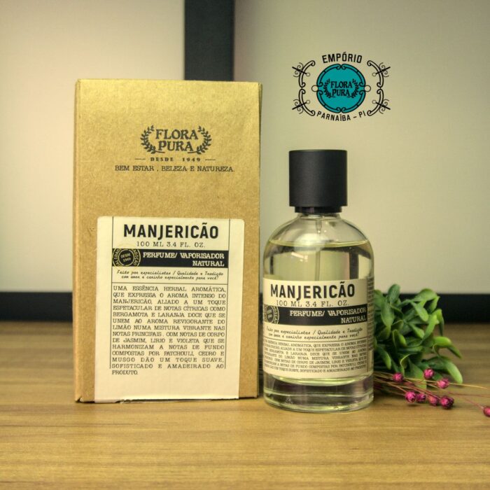 PERFUME MANJERICÃO 100ML  | FLORA PURA