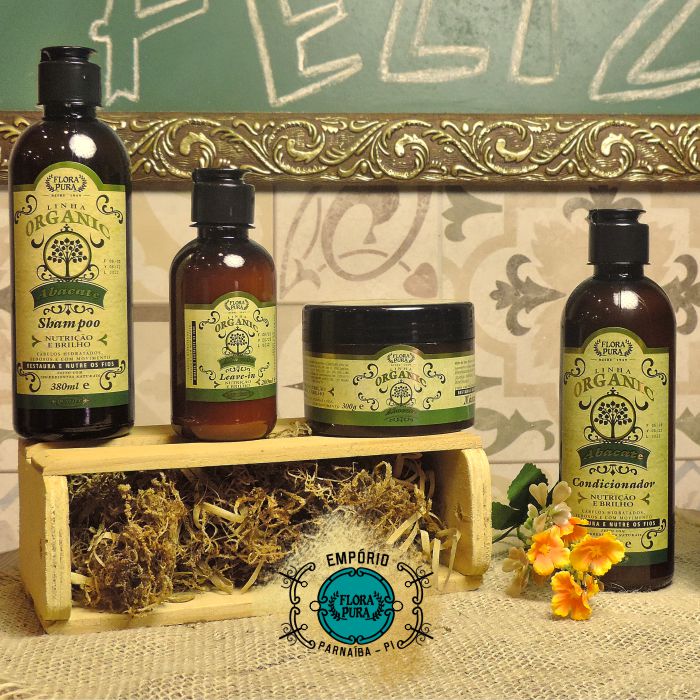 KIT ORGANIC DE ABACATE - NUTRIÇÃO E BRILHO 1260KG | FLORA PURA - Imagem 2