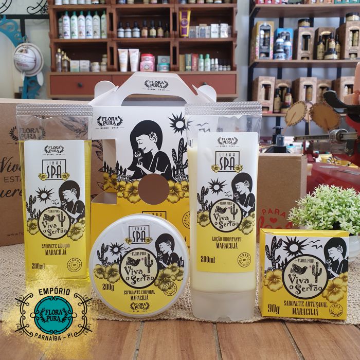 KIT ESPECIAL VIVA O SERTÃO - LINHA SPA - MARACUJÁ 690 G | FLORA PURA - Imagem 4