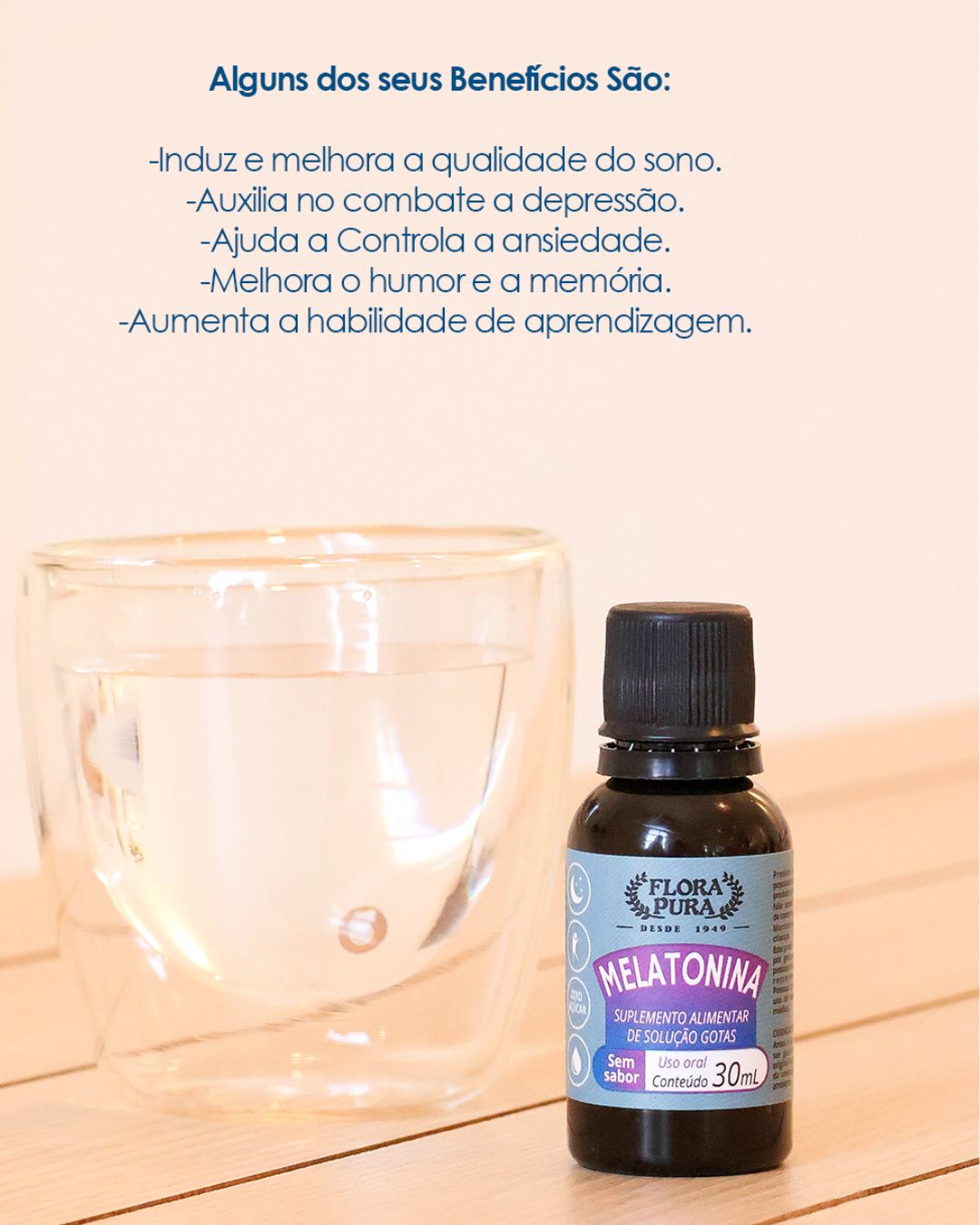 MELATONINA GOTAS - 30ML | FLORA PURA - Imagem 4