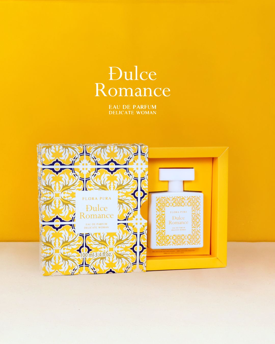 EAU DE PARFUM DULCE ROMANCE- DELICATE WOMAN- 100ML | FLORA PURA - Imagem 4