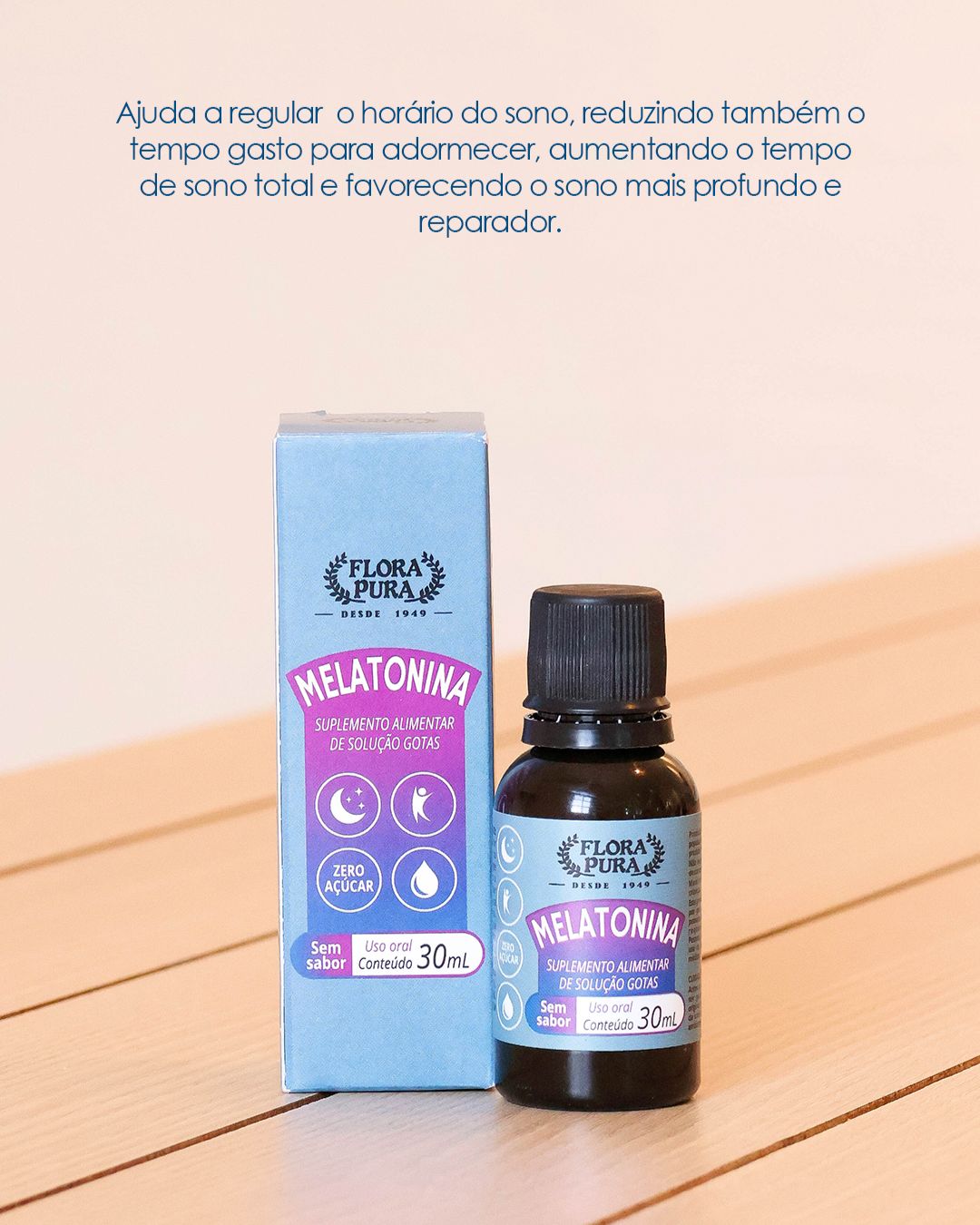 MELATONINA GOTAS - 30ML | FLORA PURA - Imagem 2