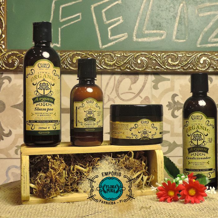 KIT ORGANIC DE ARGAN - HIDRATAÇÃO E BRILHO 1.260KG | FLORA PURA - Imagem 2