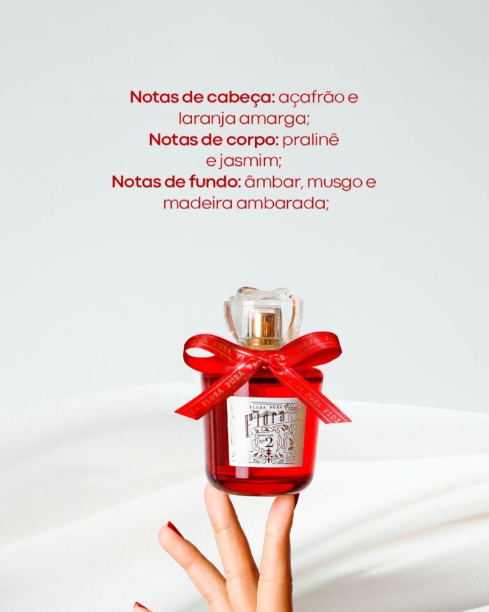 PERFUME LINHA FLORA Nº2- 100ML-FLORA PURA